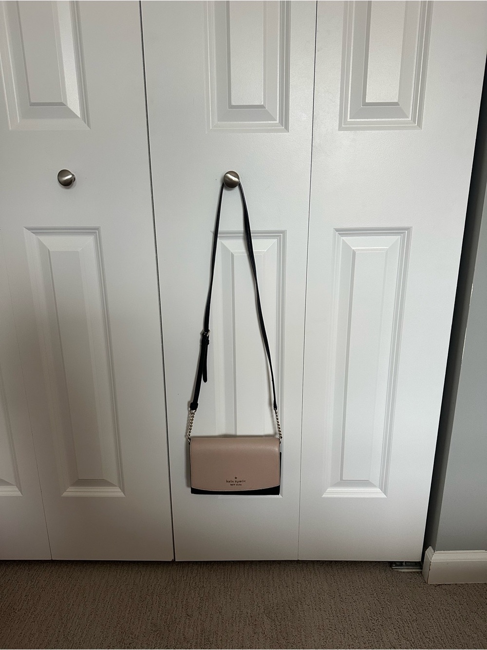 Kate Spade Tan and Black Crossbody Bag